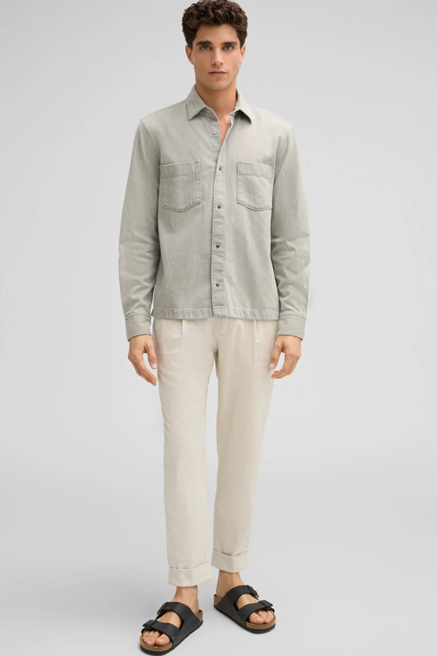 Strellson Bundfaltenhose Louis, beige