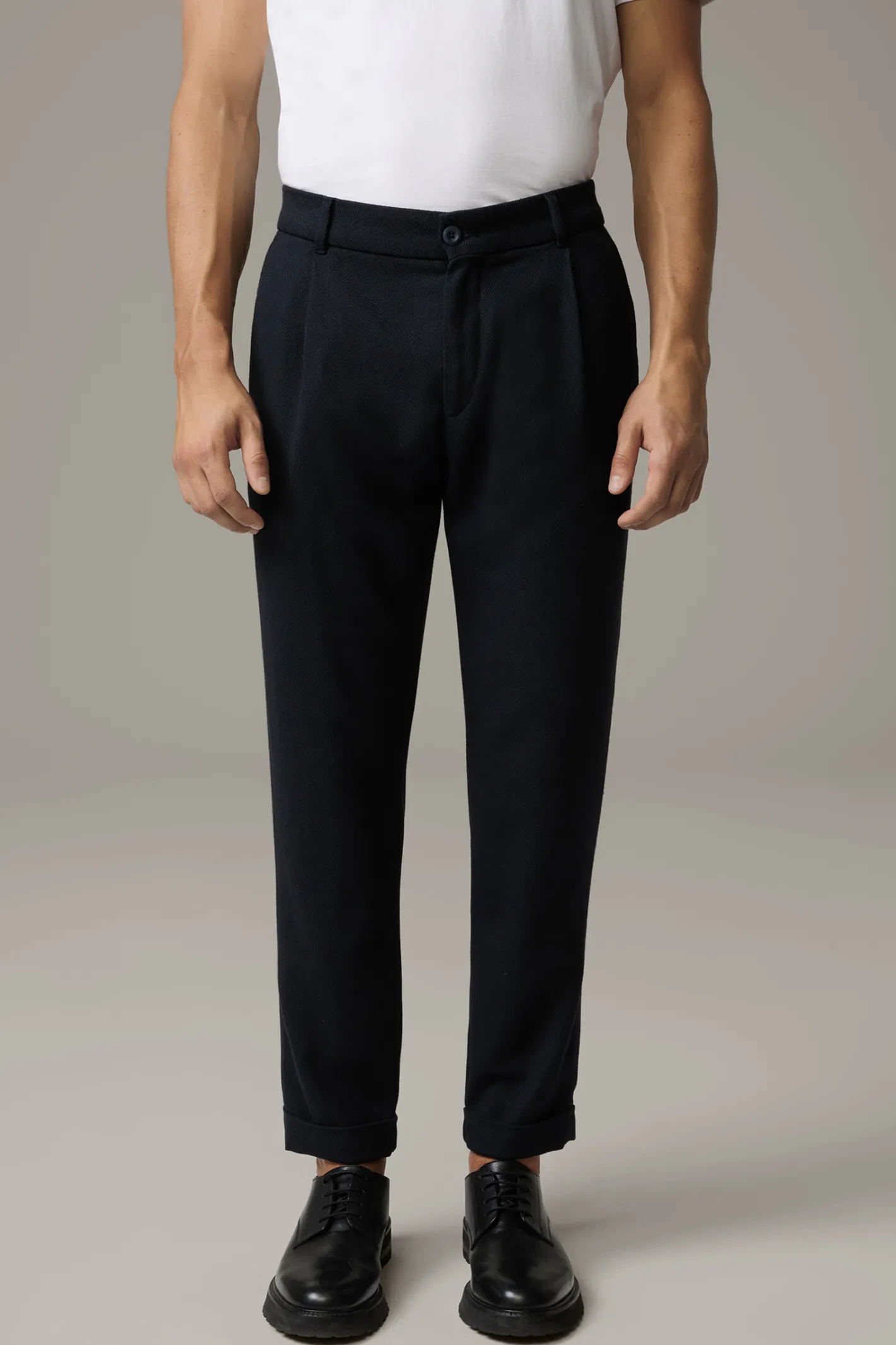 Strellson Bundfaltenhose Louis, meliert