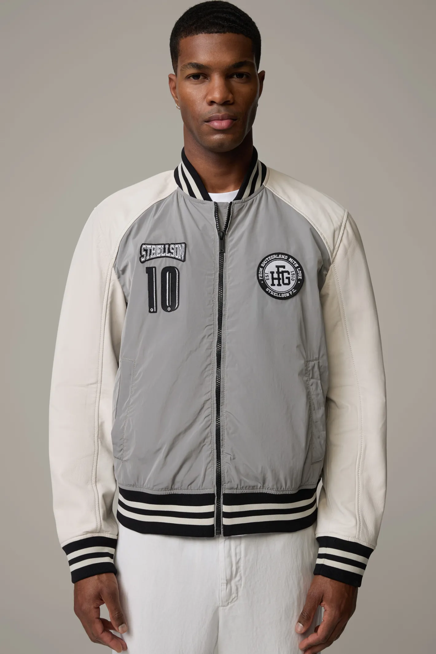 Strellson Collegejacke Wacome-Mix, /beige