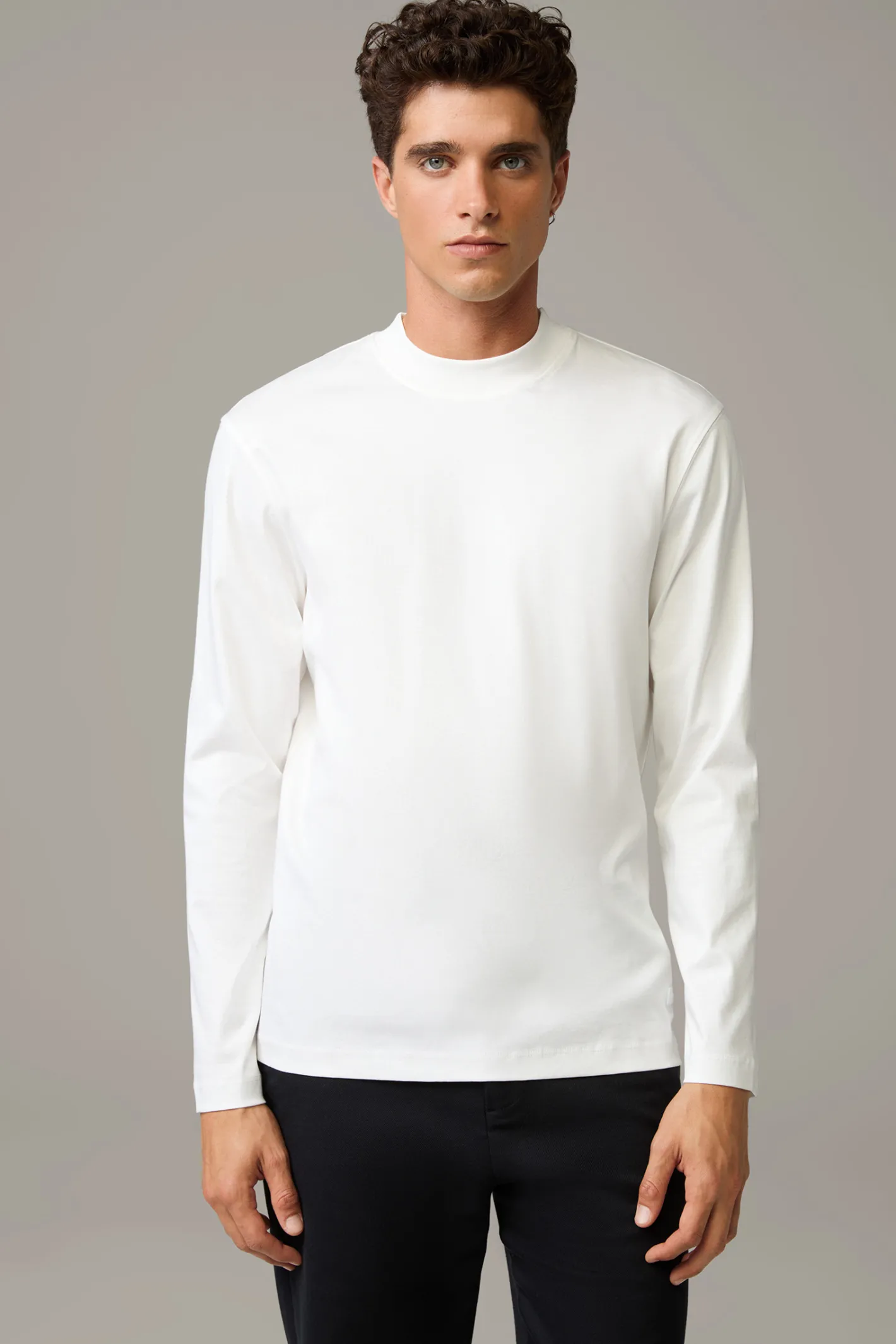 Strellson Flex Cross Longsleeve Pepe, offwhite