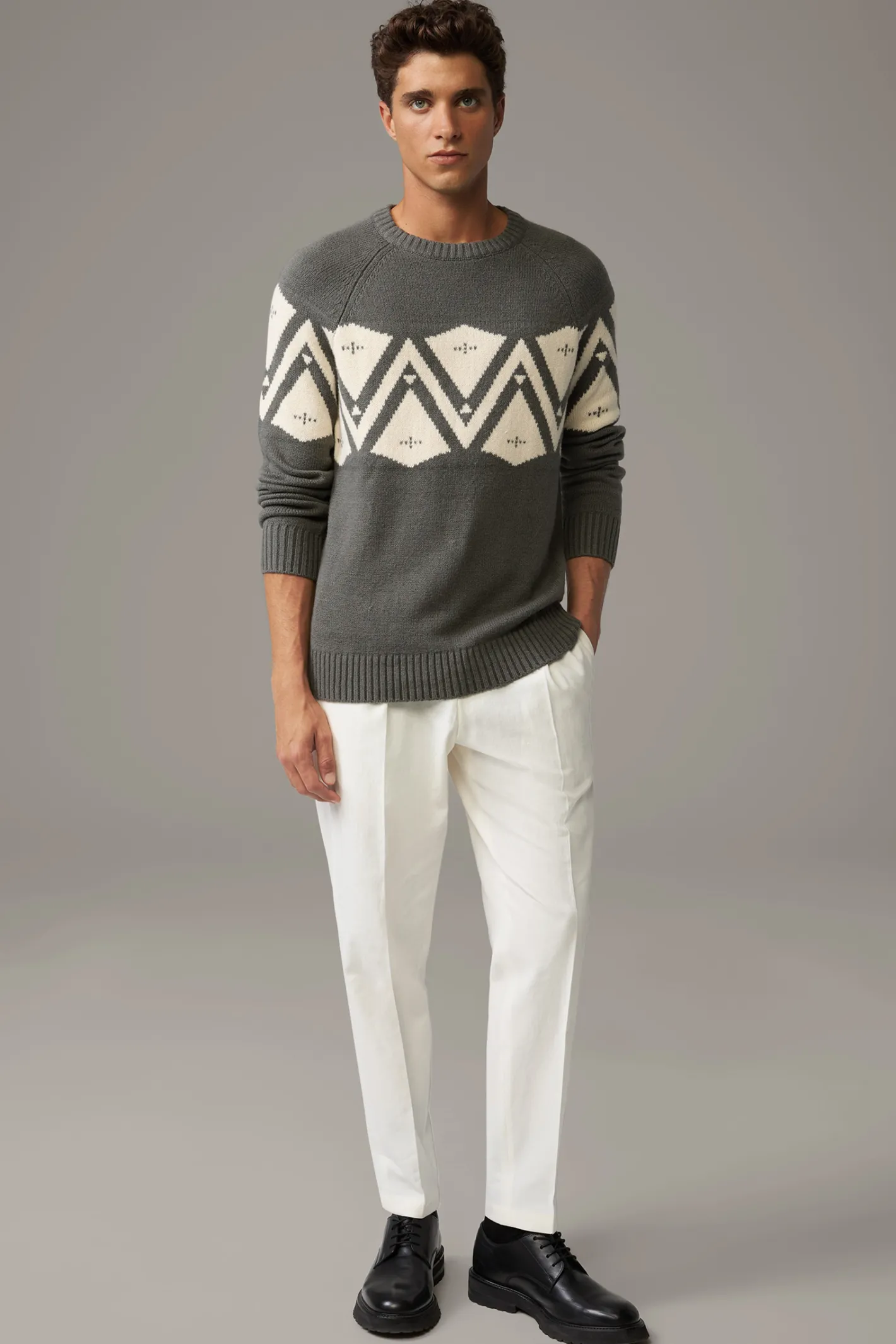 Strellson Norweger-Pullover Tito, /beige