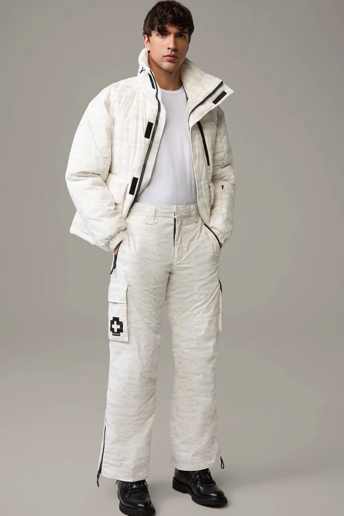 Strellson Skihose Alpinist Cargo, offwhite