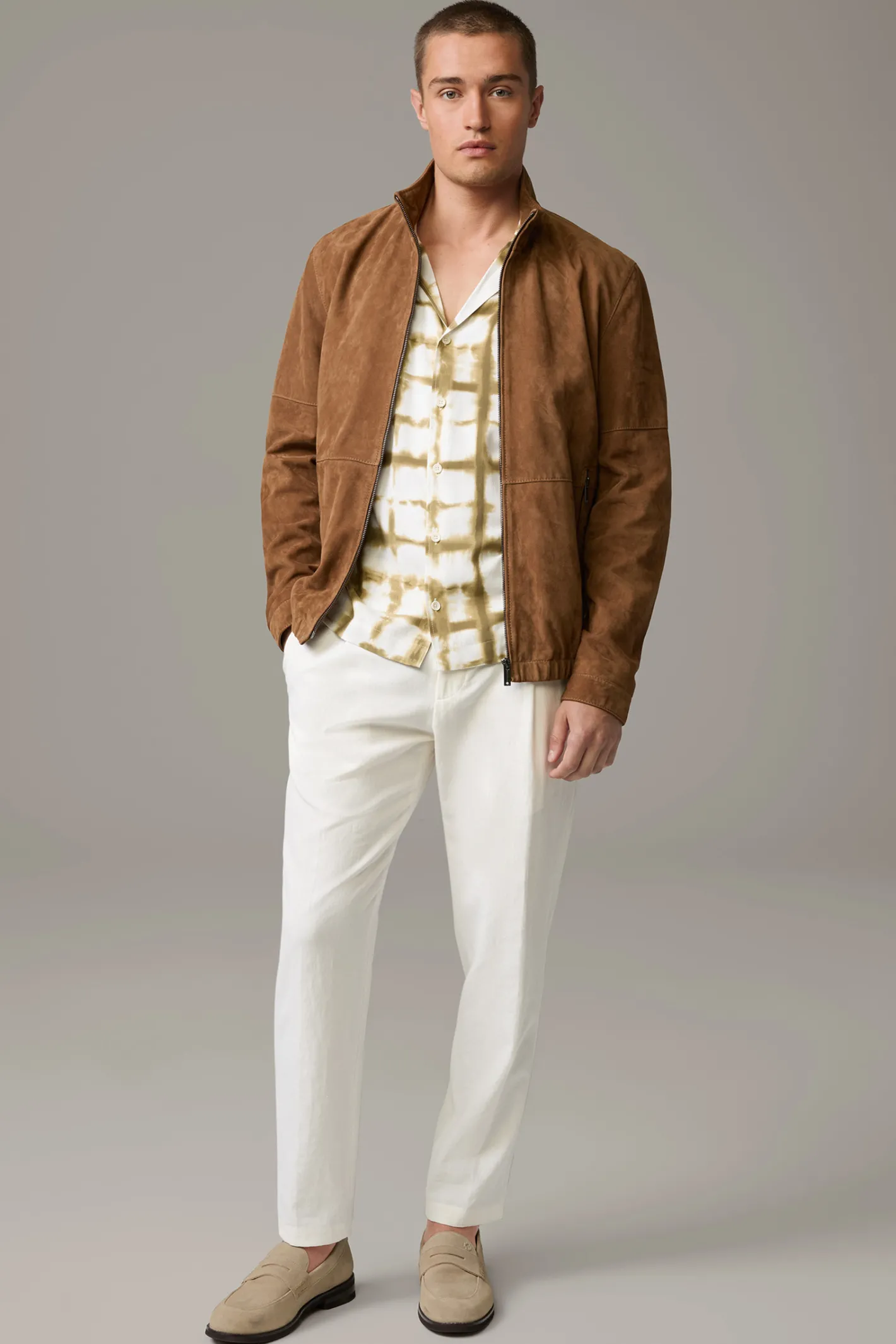 Strellson Velours-Lederjacke Jim,
