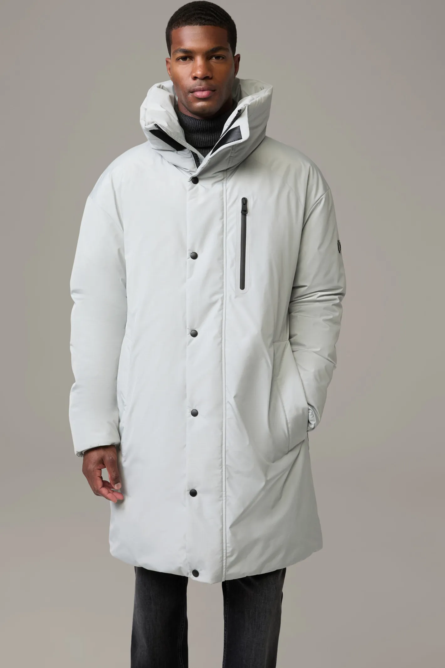 Strellson Wasserabweisender Parka, offwhite